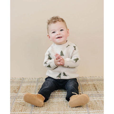 Mebie Baby Pine Tree Knit Sweater