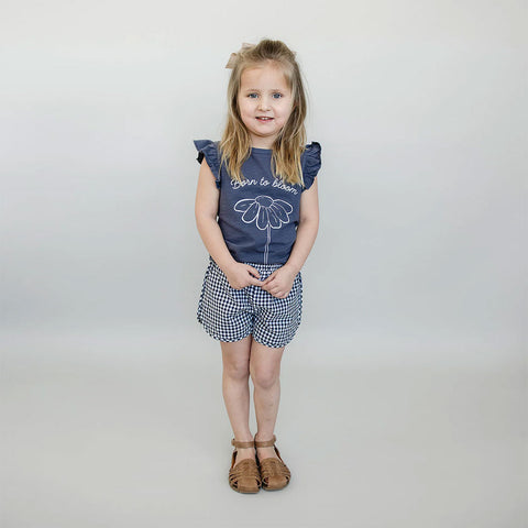 Mebie Baby Ruffle Tee - Born to Bloom