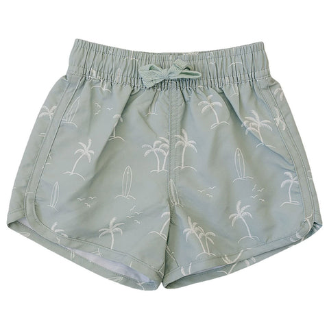 Mebie Baby Swim Shorts - Sage Surfer
