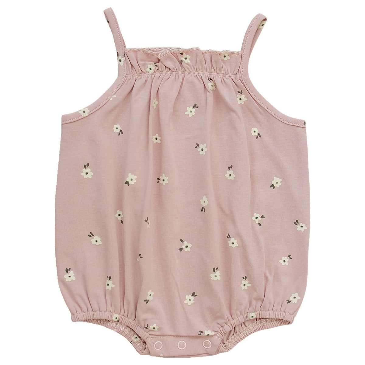 Mebie Baby Tank Bubble Romper - Floral