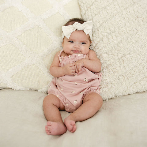 Mebie Baby Tank Bubble Romper - Floral