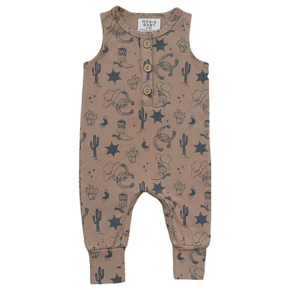 Mebie Baby Tank Romper - Wild West
