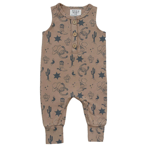 Mebie Baby Tank Romper - Wild West