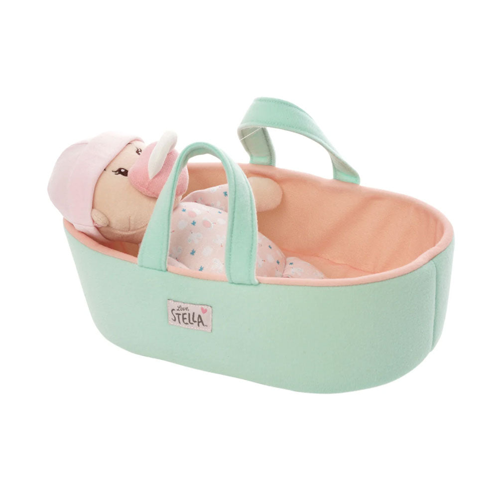 *Love, Stella My First Doll Peach & Bassinet