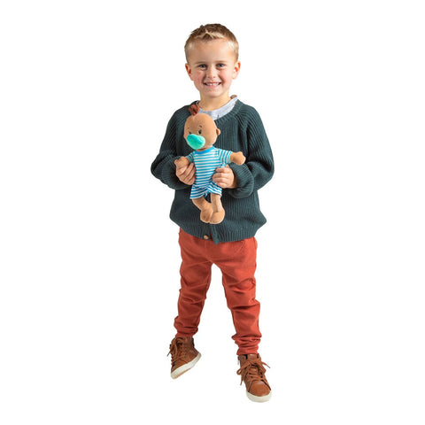 *Manhattan Toy Wee Baby Stella Beige with Brown Tuft