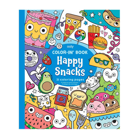 *Ooly Colour-in' Book - Happy Snacks