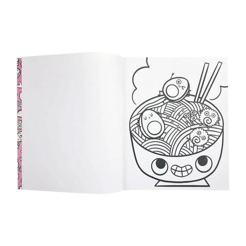 *Ooly Colour-in' Book - Happy Snacks