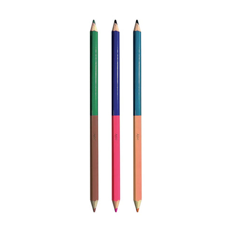 *Ooly 2 of a Kind Double Ended Coloured Pencils