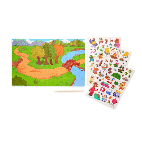 *Ooly Set the Scene Transfer Stickers Magic - Let's Go Camping