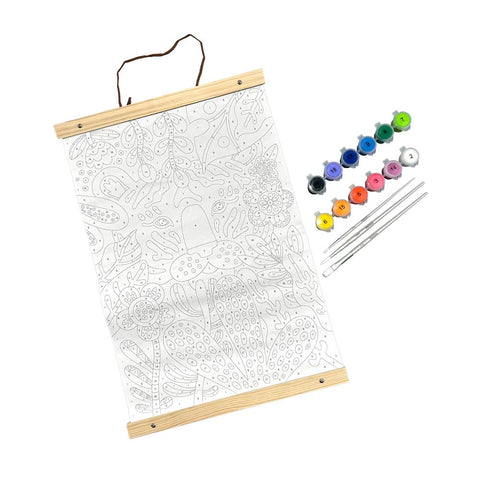 *Ooly Paintology Paint-By-Number Canvas Kit - Tiger Eyes