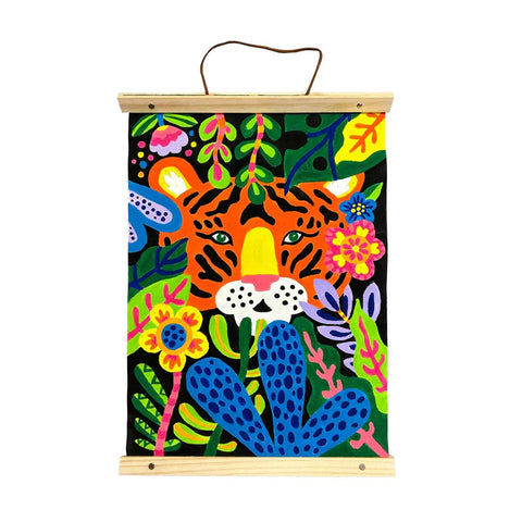 *Ooly Paintology Paint-By-Number Canvas Kit - Tiger Eyes