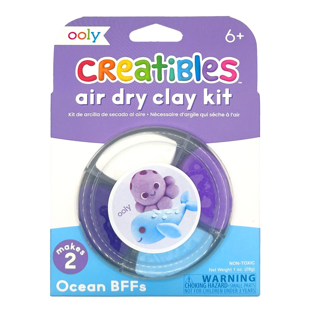 *Ooly Creatibles Mini Air Dry Clay Kit - Ocean BFFs