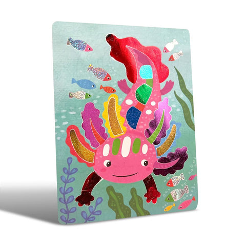 *Ooly Foil-tastic Foil Art & Colouring Set - Awesome Animals
