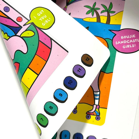 *Ooly Colortopia Color By Number Paint Marker Kit - Unicorn Funland