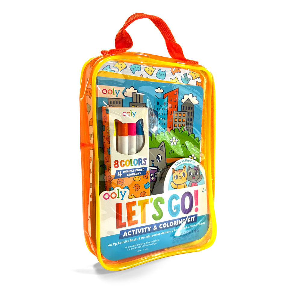 *Ooly Let's Go! Activity & Colouring Kit - Kitty In The City