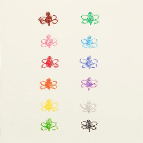 *Ooly Brilliant Bees Beeswax Crayons 12 Pack