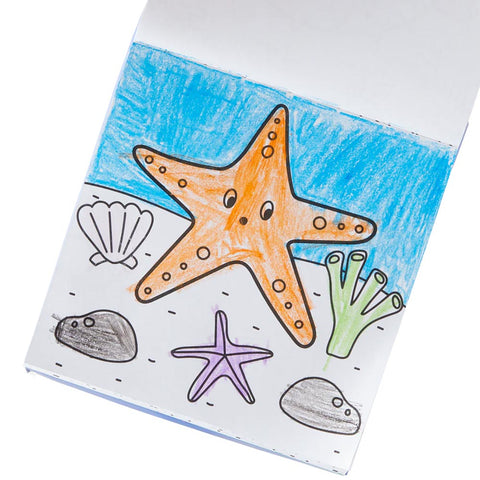 *Ooly Carry Along Colouring Book Set - Sea Life