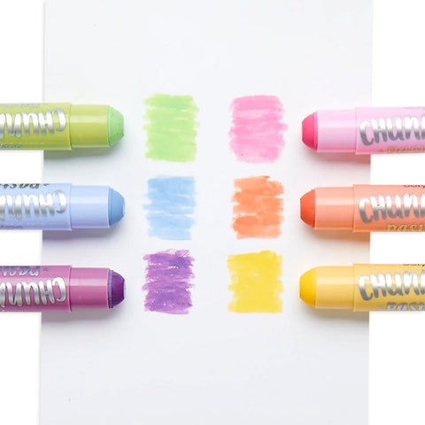 *Ooly Chunkies Paint Sticks Pastel Pack - Set of 6
