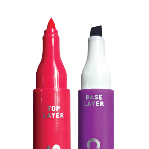 *Ooly Colour Layers Double Ended Layering Markers - Set of 8