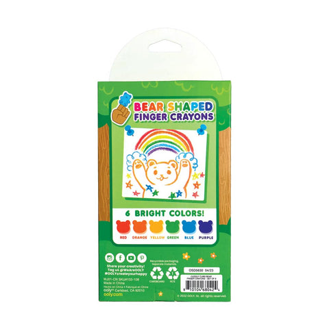 *Ooly Cuddly Cub Bear Finger Crayons