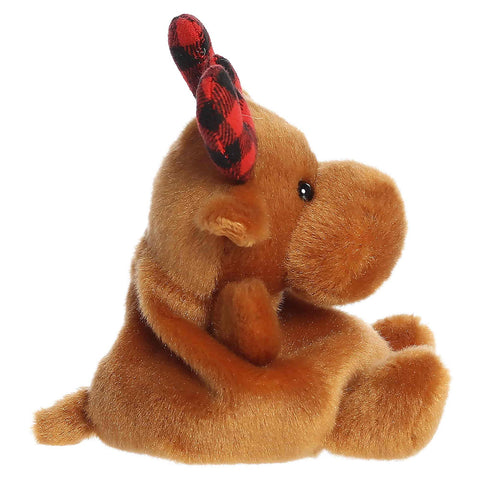 *Palm Pals Clove Plaid Moose - 5"