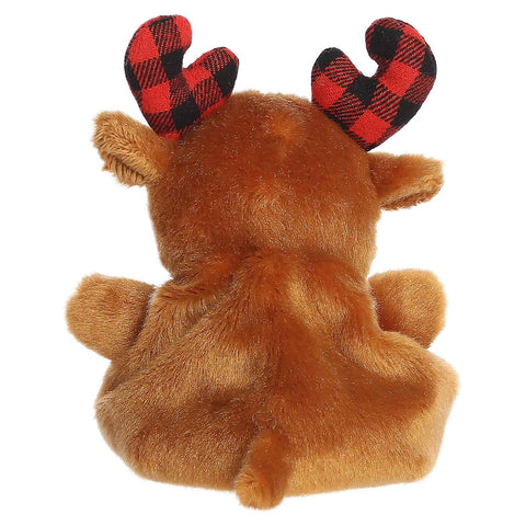 *Palm Pals Clove Plaid Moose - 5"