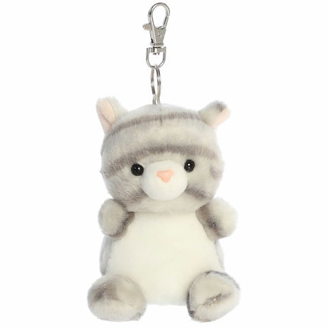 *Palm Pals Silver Kitty Clip-On - 4"