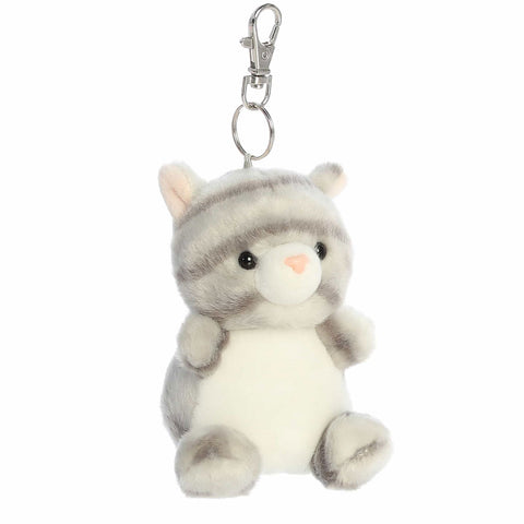 *Palm Pals Silver Kitty Clip-On - 4"