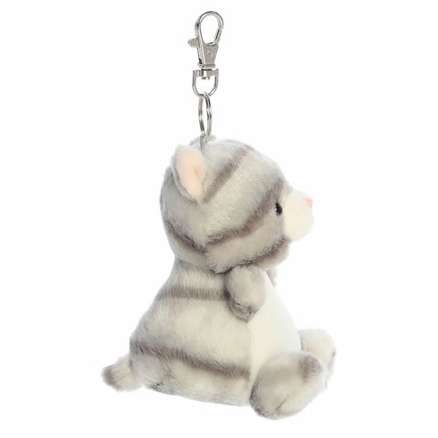 *Palm Pals Silver Kitty Clip-On - 4"