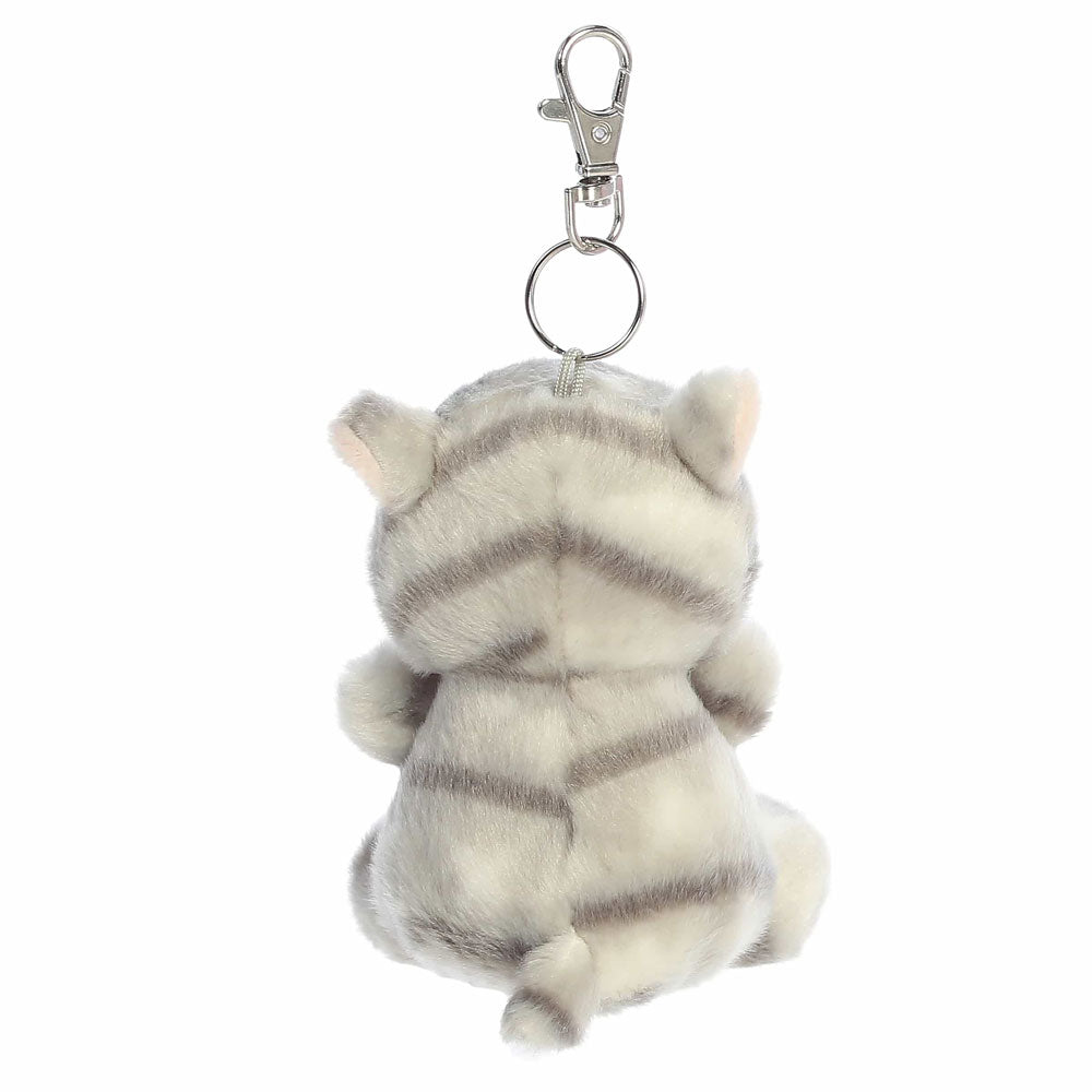 *Palm Pals Silver Kitty Clip-On - 4"