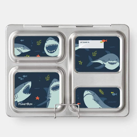 Sharks Magnet Set for PlanetBox Launch - Lagoon Baby + Toy Shoppe