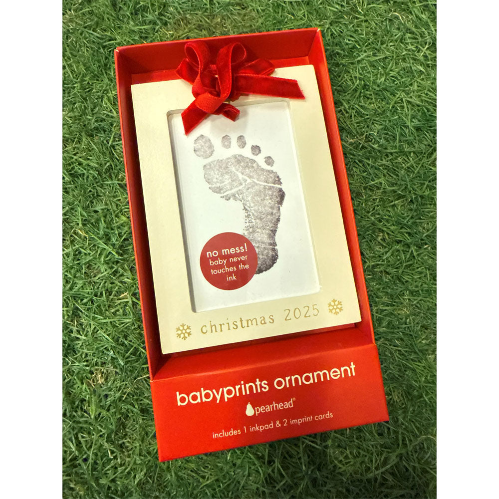 *Pearhead Baby's Print Holiday Ornament
