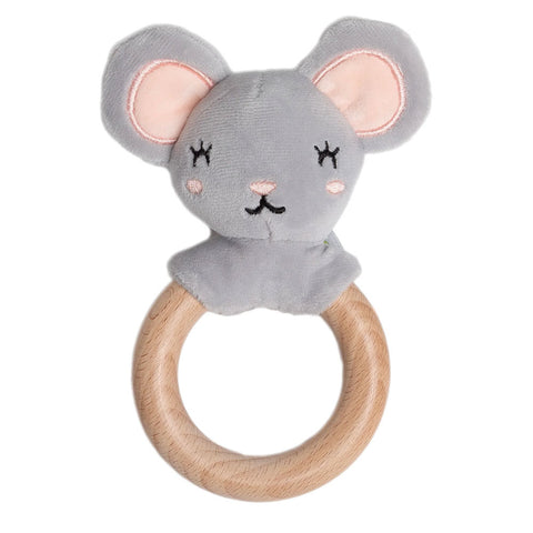 *Pearhead Wooden Teether - Mouse