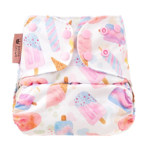 Petite Crown Packa One Size Pocket Diaper