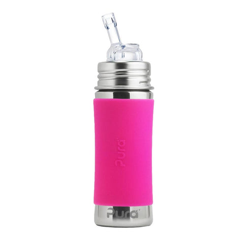 *Pura Kiki Stainless Steel STRAW Bottle - 11 oz