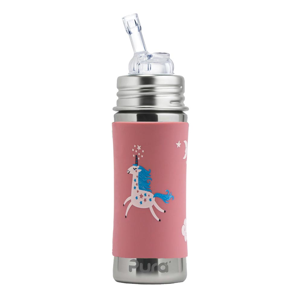 *Pura Kiki Stainless Steel STRAW Bottle - 11 oz