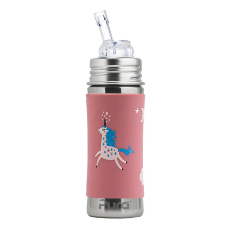 *Pura Kiki Stainless Steel STRAW Bottle - 11 oz