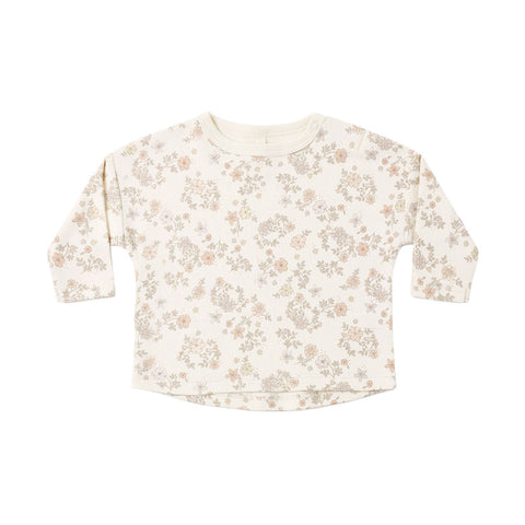 Quincy Mae Longsleeve Tee - Floral Vines