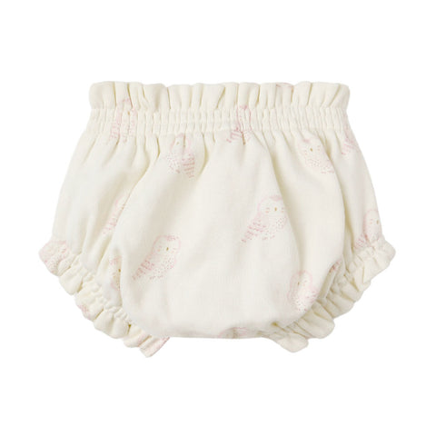 Quincy Mae Gathered Bloomer - Snow Owls