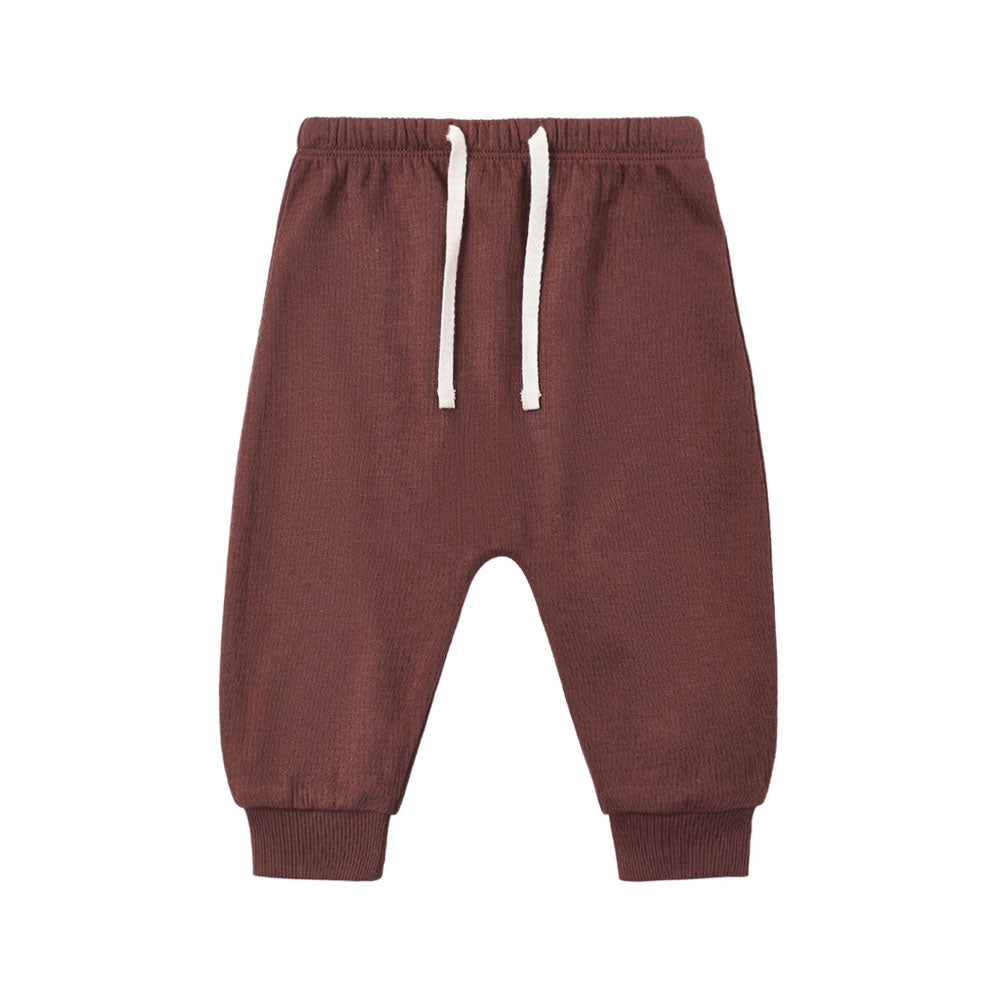 Quincy Mae Sweatpant - Black Cherry