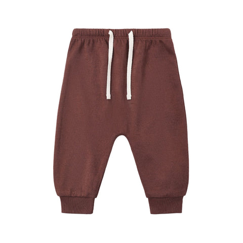 Quincy Mae Sweatpant - Black Cherry