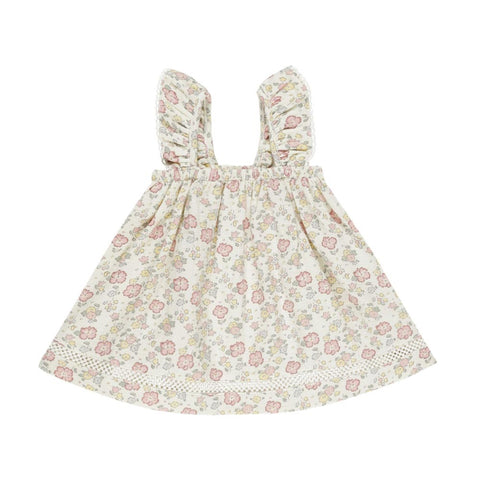 Quincy Mae Ruffled Tank Dress - Bloom