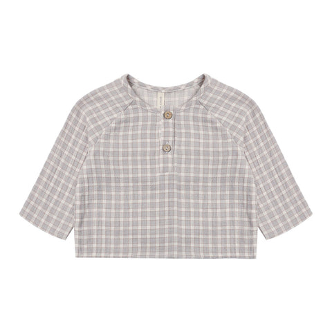 Quincy Mae Zion Shirt - Blue Gingham