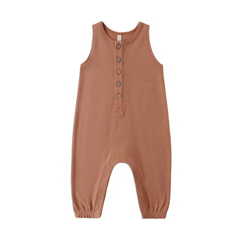Quincy Mae Sleeveless Jumpsuit - Poppy