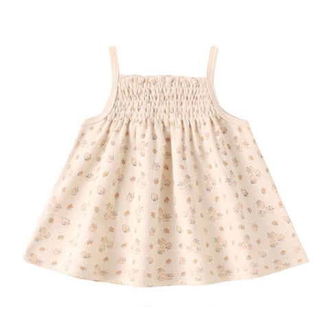 Quincy Mae Smocked Tank + Bloomer Set - Strawberries