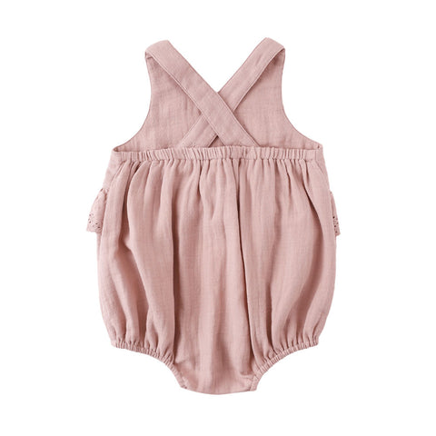 Quincy Mae Penny Romper - Mauve