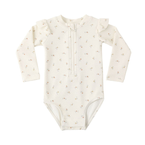 Quincy Mae Byron Rashguard One-Piece - Petit Fleur