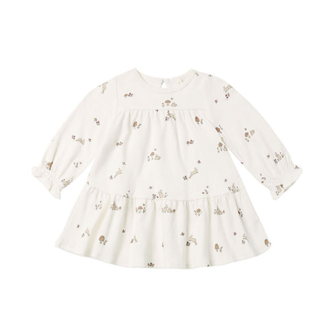 Quincy Mae Tiered Jersey Dress - Bunnies