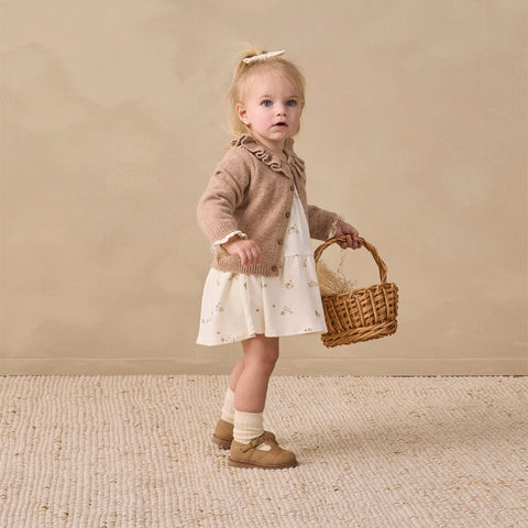 Quincy Mae Tiered Jersey Dress - Bunnies