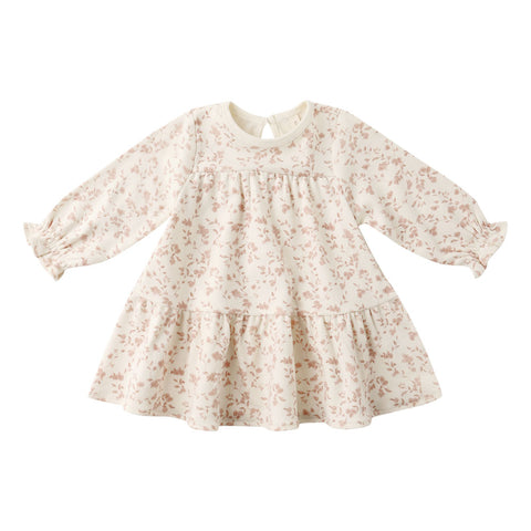 Quincy Mae Tiered Jersey Dress - French Garden